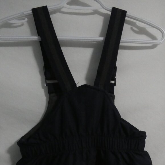 ATHLETIC WORKS | size 5T | Navy Fleece Lined Snowpants W/ Adjustable Suspenders - Picture 9 of 13